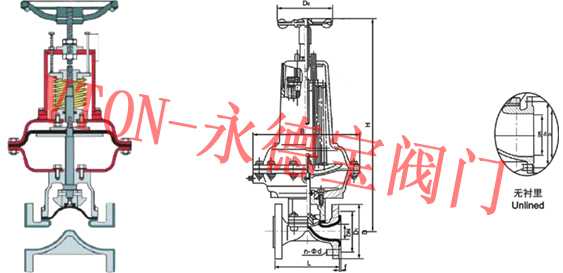 進(jìn)口常閉氣動隔膜閥